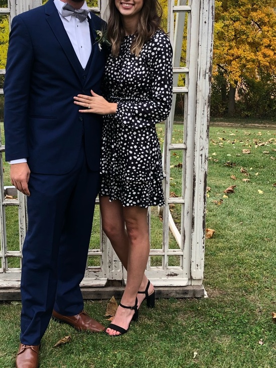 Allegra K Dresses & Skirts - Allegra K Black and White Long Sleeve Dress